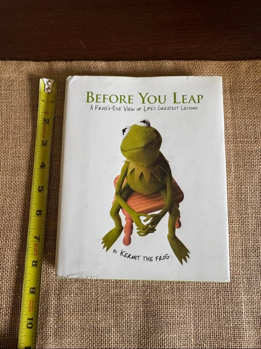 Kermit The Frog Book Before You Leap Life Lessons